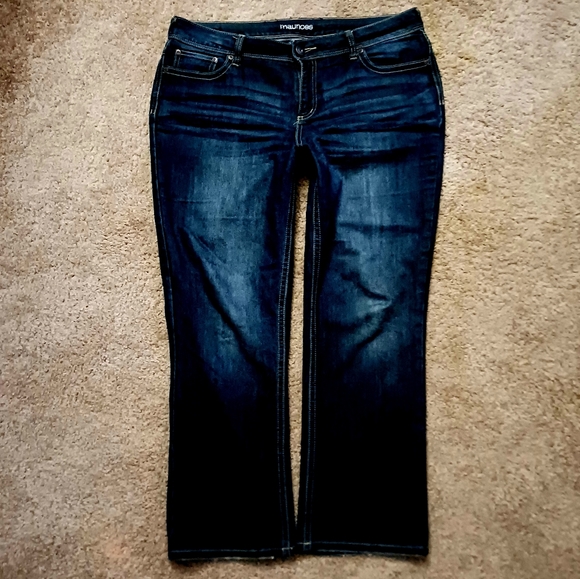 Maurices Jeans Size 13/14 Curvy Bootcut EUC - Picture 4 of 11